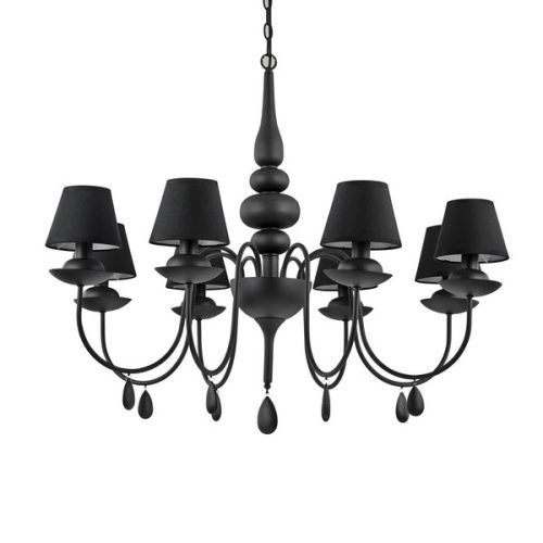 Ideal Lux csillár - BLANCHE SP8 NERO