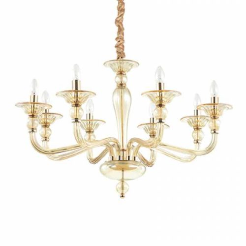 Ideal Lux DANIELI SP8 AMBRA csillár - 159973