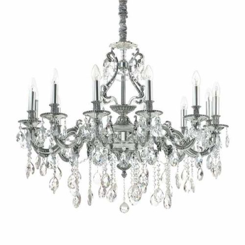 Ideal Lux GIOCONDA SP12 ARGENTO csillár - 164953
