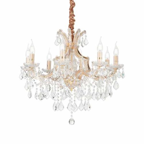 Ideal Lux NAPOLEON SP8 ORO csillár - 167398