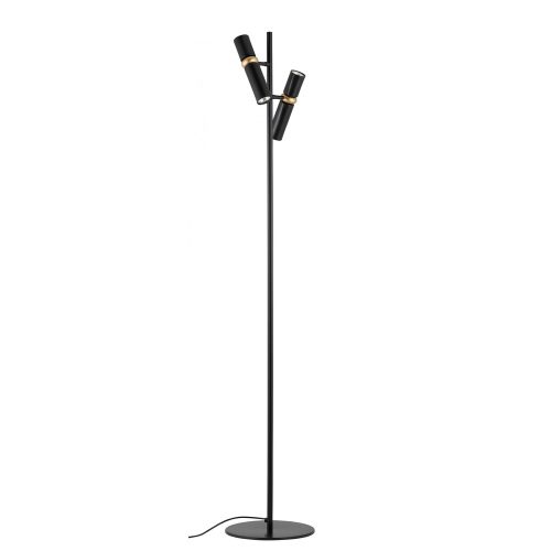 VIOKEF EDGAR 4xGU10 Floor Lamp Black - VIO-4215700