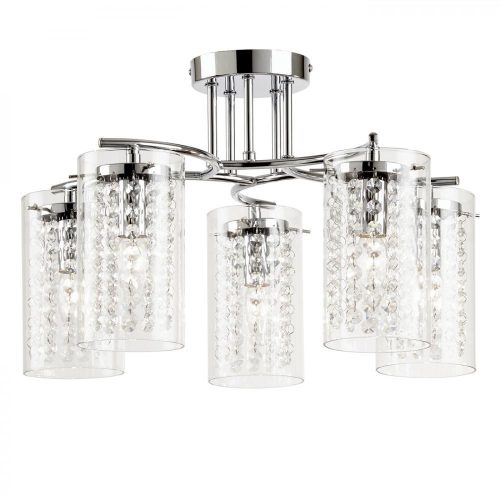 Endon Alda 5lt semi flush - ED-ALDA-5CH