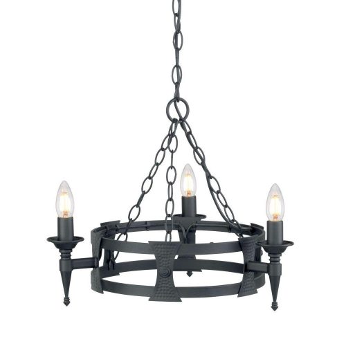 ELSTEAD Saxon - ELS-SAX3-BLK