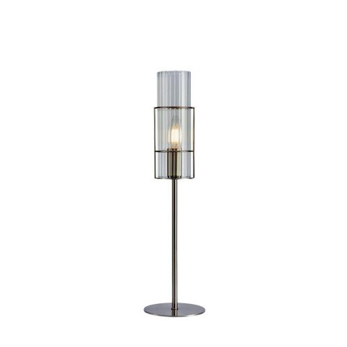 Markslöjd TUBO Table 1L 50cm Satin Nickel/Clear - MS-108557