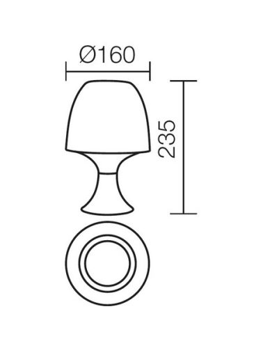 Redo (Smarter) BOBO asztali lámpa - 01-1042